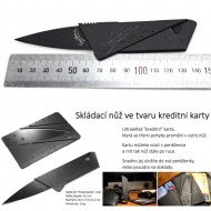  Skládací nůž ve tvaru kreditní karty