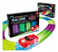 Fluorescent Rail Cars - Svítící autodráha Blesk McQueen