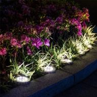 Zahradní solární LED lampa - Disk Lights  4ks