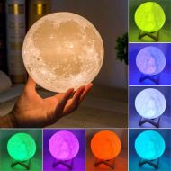 3D měsíc - LED lampička multicolor