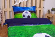 3D povlečení BedStyle 140x200 + 70x90 - Fotbalový sen