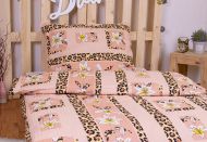 Krepové povlečení Premium Bed Exclusive 140x200 + 70x90 - Tygří lilie