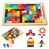 Dřevěné puzzle - Tetris tvary
