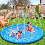 Dětská hrací podložka s bazénkem a vodotryskem - velká