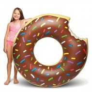 Velký nafukovací kruh - XXL Donut čokoládový