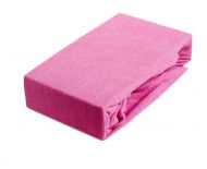 Froté prostěradlo Premium Bed - Růžové