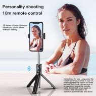 Skládací selfie tyč se stativem a dálkovým ovládáním 3v1