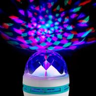 Rotační Disco LED žárovka - barevná 