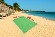 Plážová podložka - Sand Free - L zelená