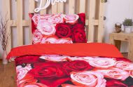 3D povlečení BedStyle 140x200 + 70x90 - Rose garden