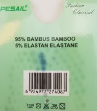 Bambusové ťapky Pesail WS909 s protiskluzovou úpravou - velikost 39-42