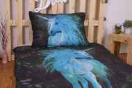 3D povlečení BedStyle 140x200 + 70x90 - Forrest unicorn