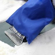 Autoškrabka na led a sníh s teplou rukavicí 