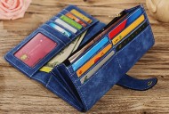 ELEGANT tm.modrá peněženka