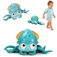 Roztomilá chodící a plovoucí chobotnice pro děti.