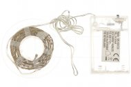 Samolepící LED pásek na baterie (100cm) 30 diod - Teplá bílá