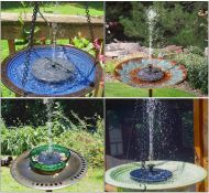 Plovoucí zahradní fontána - solární 