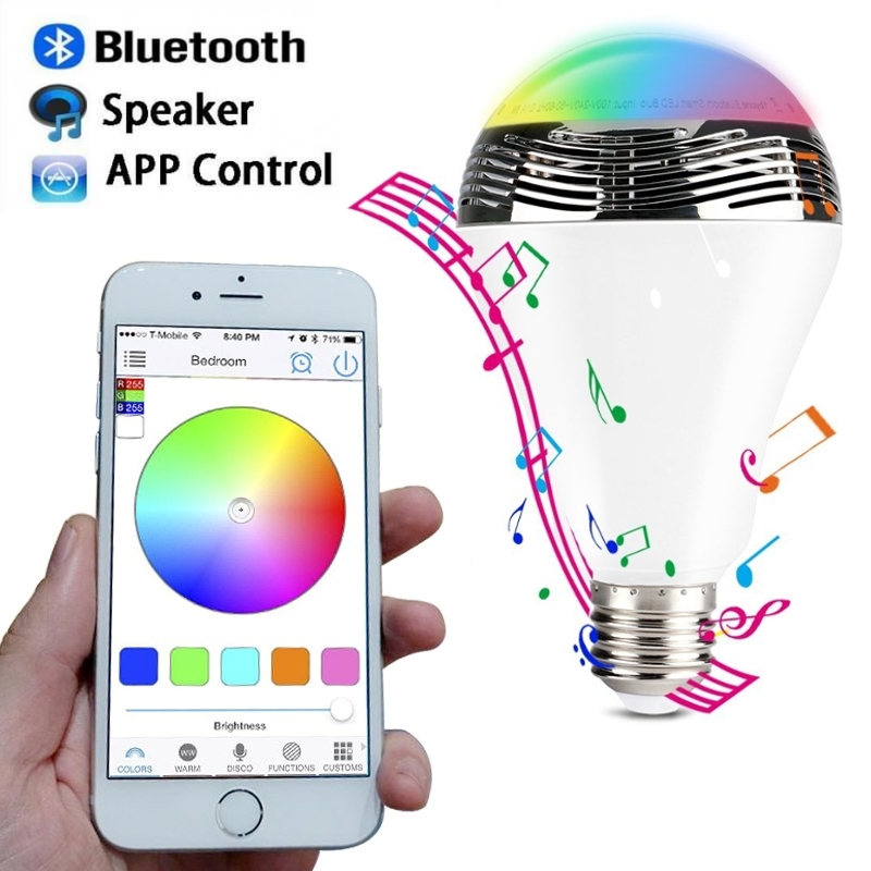Inteligentní LED žárovka s Bluetooth reproduktorem Inteligentní LED žárovka s Bluetooth reproduktorem