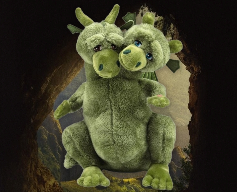 Velký zpívající plyšový drak Čmoudík + PEXESO Velký zpívající plyšový drak Čmoudík + PEXESO