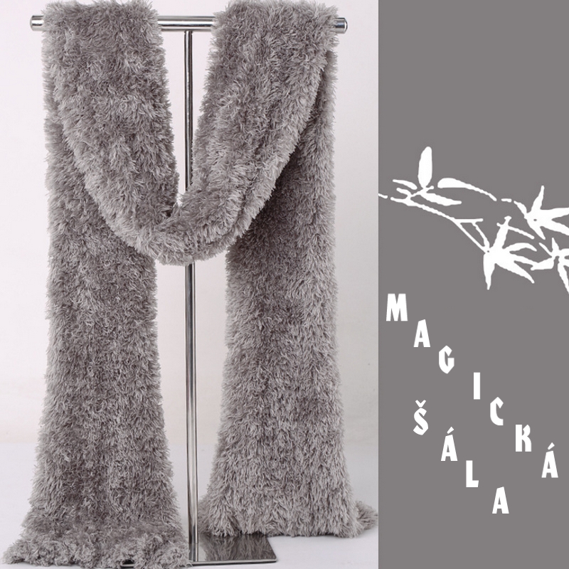 Magická šála - šedá Magická šála - šedá