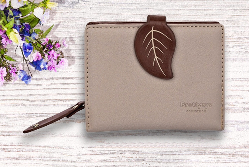 Dámská peněženka LEAF mini - hnědá Dámská peněženka LEAF mini - hnědá