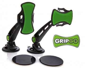 Univerzální držák pro mobilní telefony a navigace do auta GripGo - dlouhý