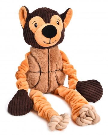 Velká plyšová hračka pro psa - veselá opička
