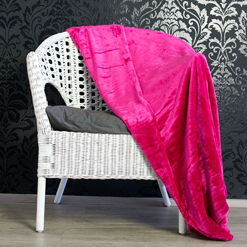 Mikroflanelová deka Premium Bed - Růžová Mikroflanelová deka Premium Bed - Růžová