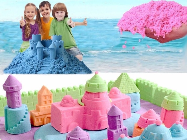 Tekutý kinetický písek - Kinetic Sand - plastový box - MEGA SET 2kg Tekutý kinetický písek - Kinetic Sand - plastový box - MEGA SET 2kg